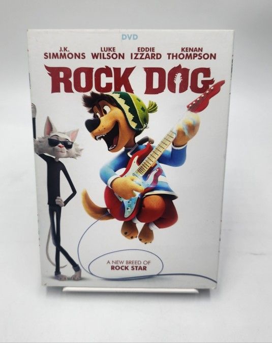 Rock Dog DVD With Slipcover - New & Sealed