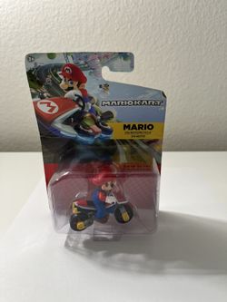 Mario Kart Super Mario On Motorcycle Toy Brand New 