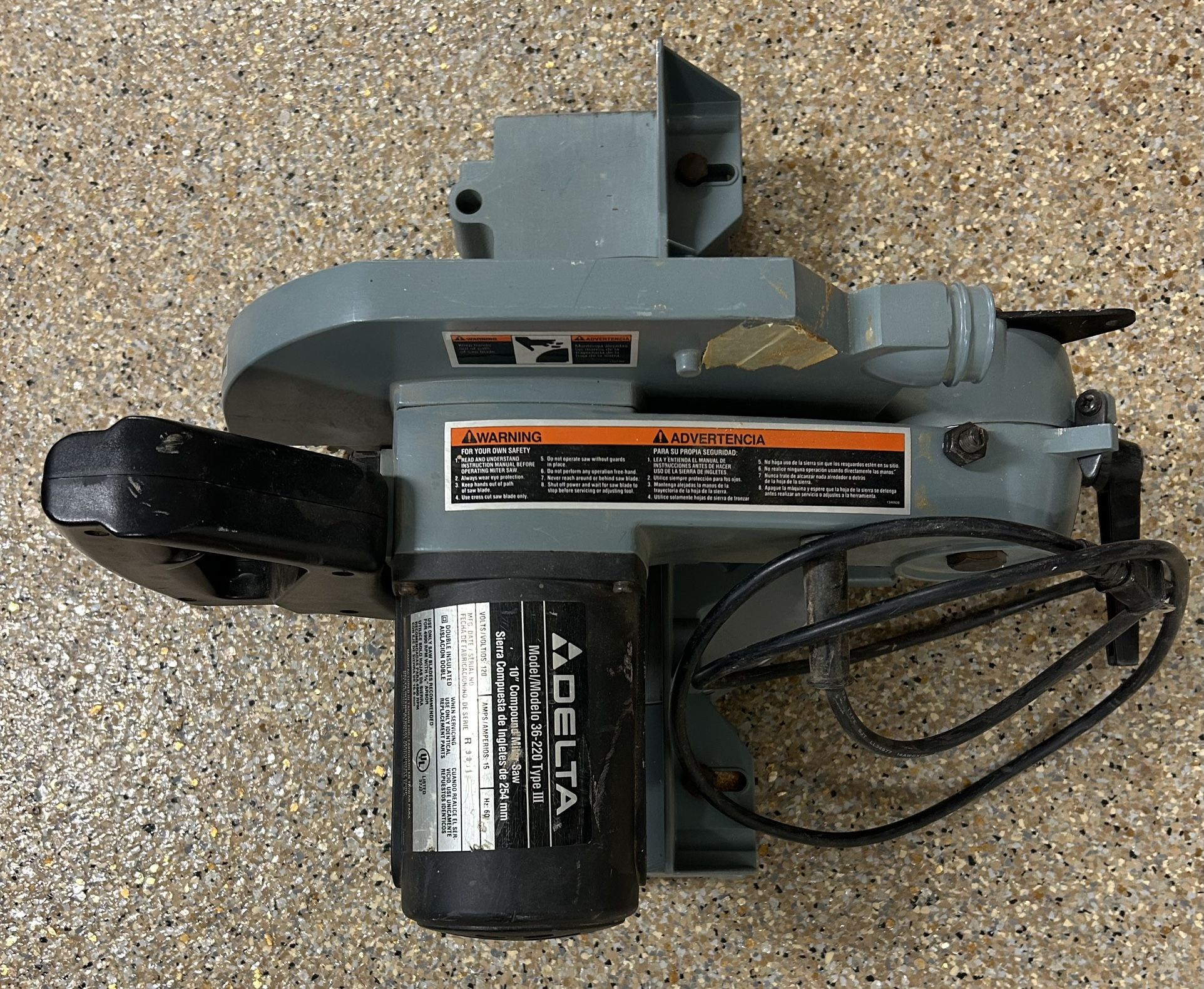 Delta Power Saw Model 36-220