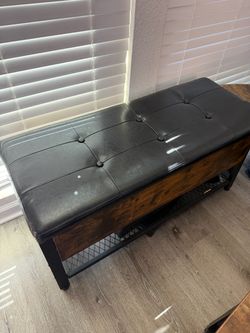 Coffee table and side benches
