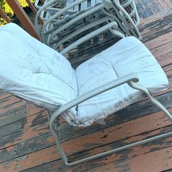 6 x Backyard Chairs + Cushions