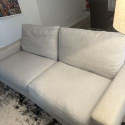 Gray Couch — Used/Fair Condition, Perfect for Spare Room or Decor