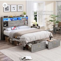Queen size bed frame
