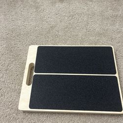 Portable Wooden Slant Board for Calf Stretching Squats Calf Stretcher