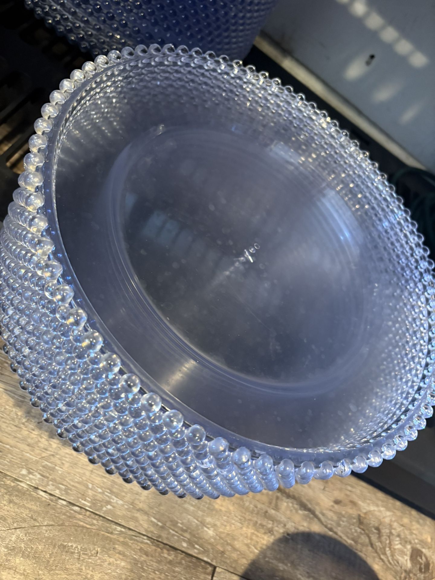 Clear Charger Plates