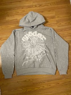 Grey OG WEB Spyder hoodie