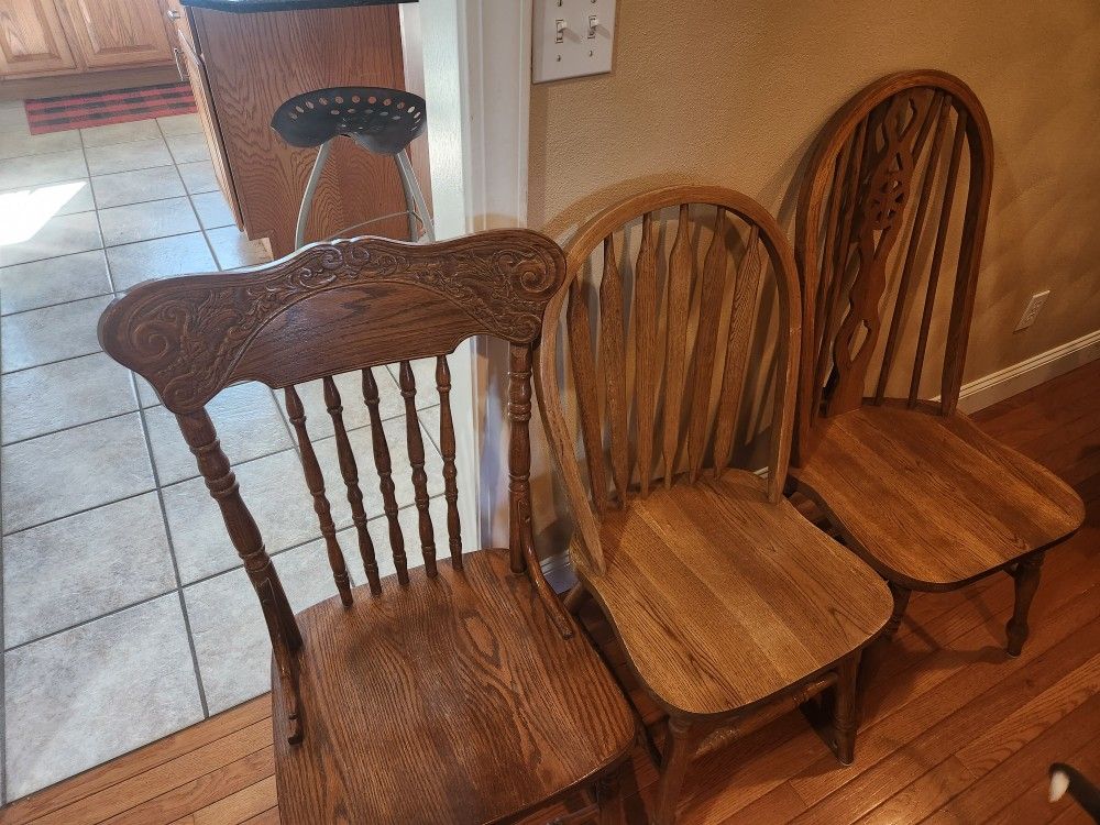 Oak Kitchen Table Chairs 