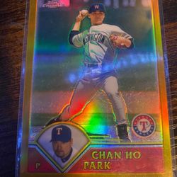 *Great Condition* 2003 Gold Topps Chrome Chan Ho Park