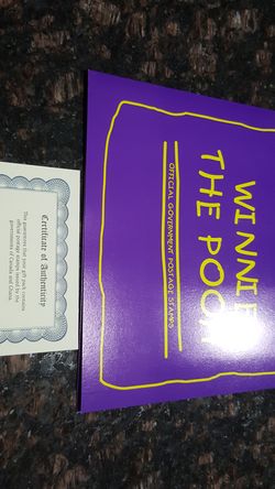 new, mint Ghana and Canada Winnie the Pooh postage stamps