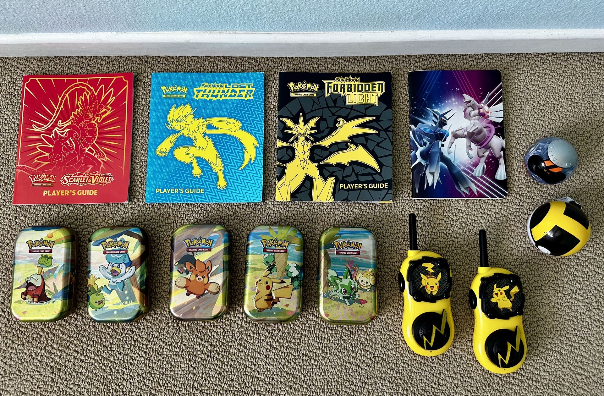 Pokemon Tins, Guides, Walkie Talkies & More!