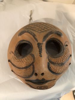Gothic Goul Decor Handmade Mask Clay $45