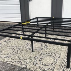 New 16”h Platform Bed Frame Full Size $75, King Size $95