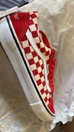 Vans Old School Supreme Swarovski Red