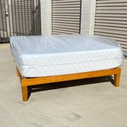 Queen Bed Frame With Mattress 12"