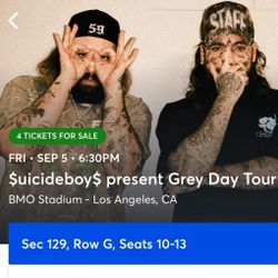 Suicideboys Concert Tickets 