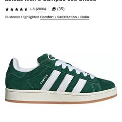 Adidas Campus Green Size 10.5 Mens 