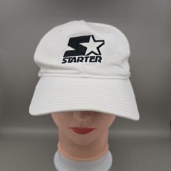 Vintage Starter White Adjustable SnapbackHat