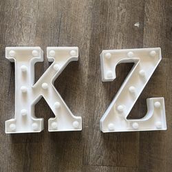 Small marquee letters battery operated