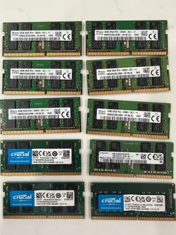 Laptop DDR4 16GB RAM modules