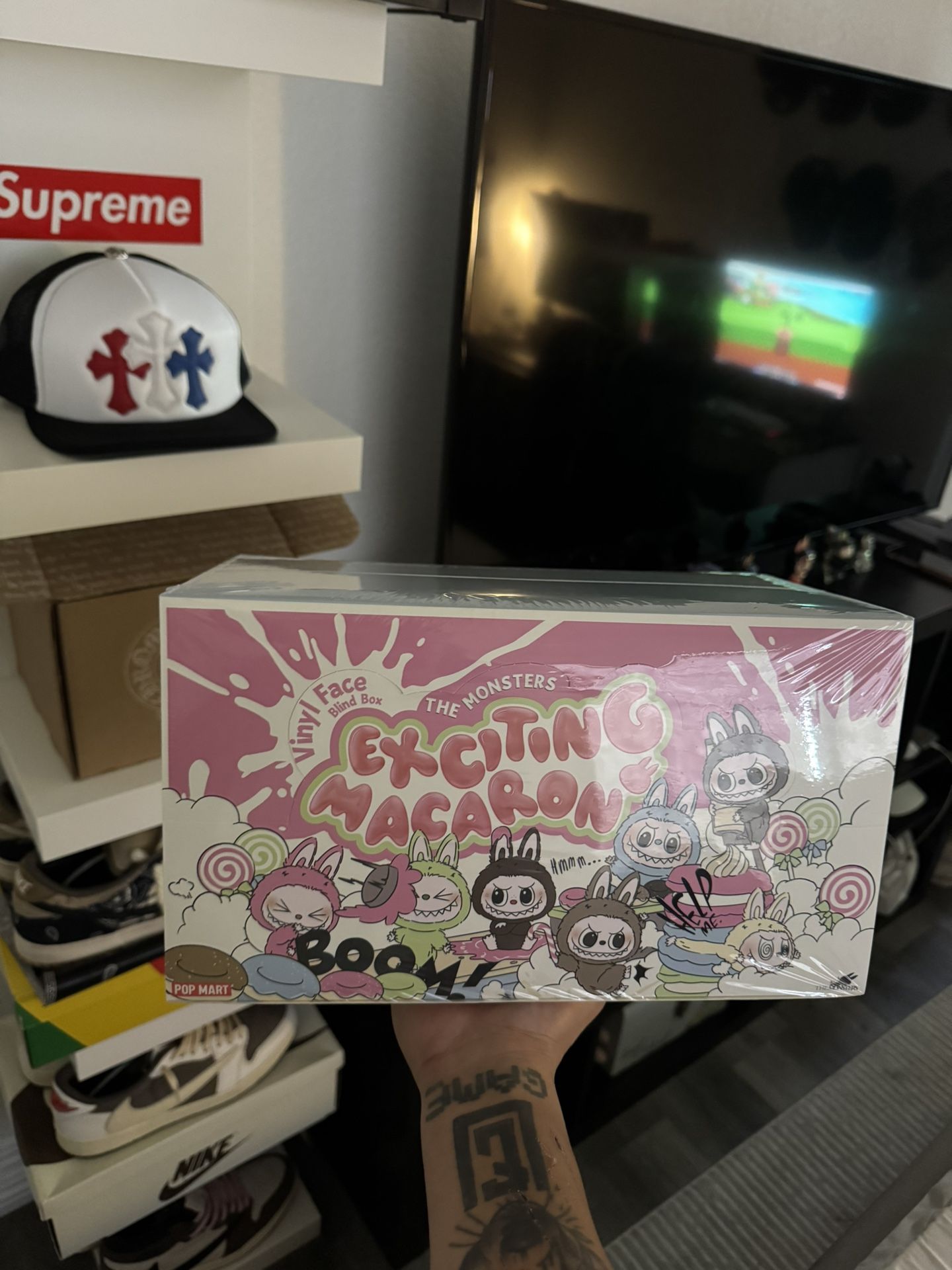 Pop Mart Labubu The Monsters Exciting Macaron Vinyl Face Sealed Case (6 Blind Boxes)