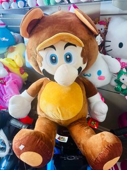 Super Mario Tanooki Mario Large Plush