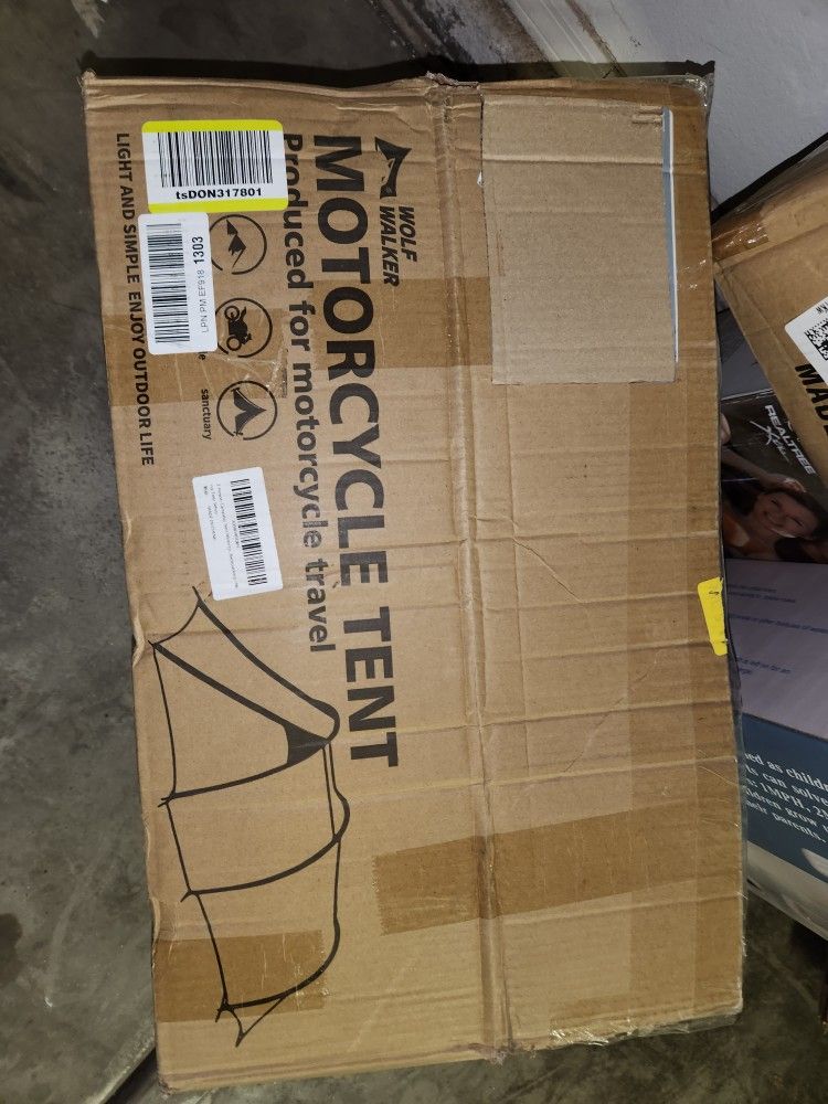 2 Person Camping Tent Motorcycle Tent Waterproof Family Tents Motorcycle Storage Shelter for for Backpacking Hiking