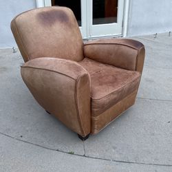 Vintage Deco Club Chair  - Leather 