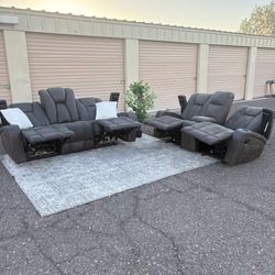 Power Reclining Sofa + Loveseat Set - Delivery 🚚