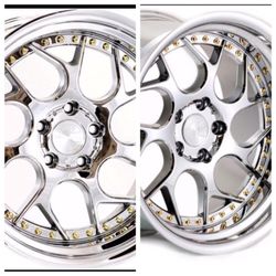 Aodhan DS01 chrome 18" 5x114 5x100 5x120 (only 50 down payment/ no CREDIT CHECK)