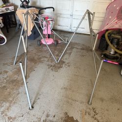 Stair table stands