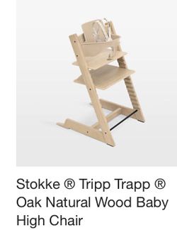 Stokke Tripp Trapp Oak Natural Wood High Chair