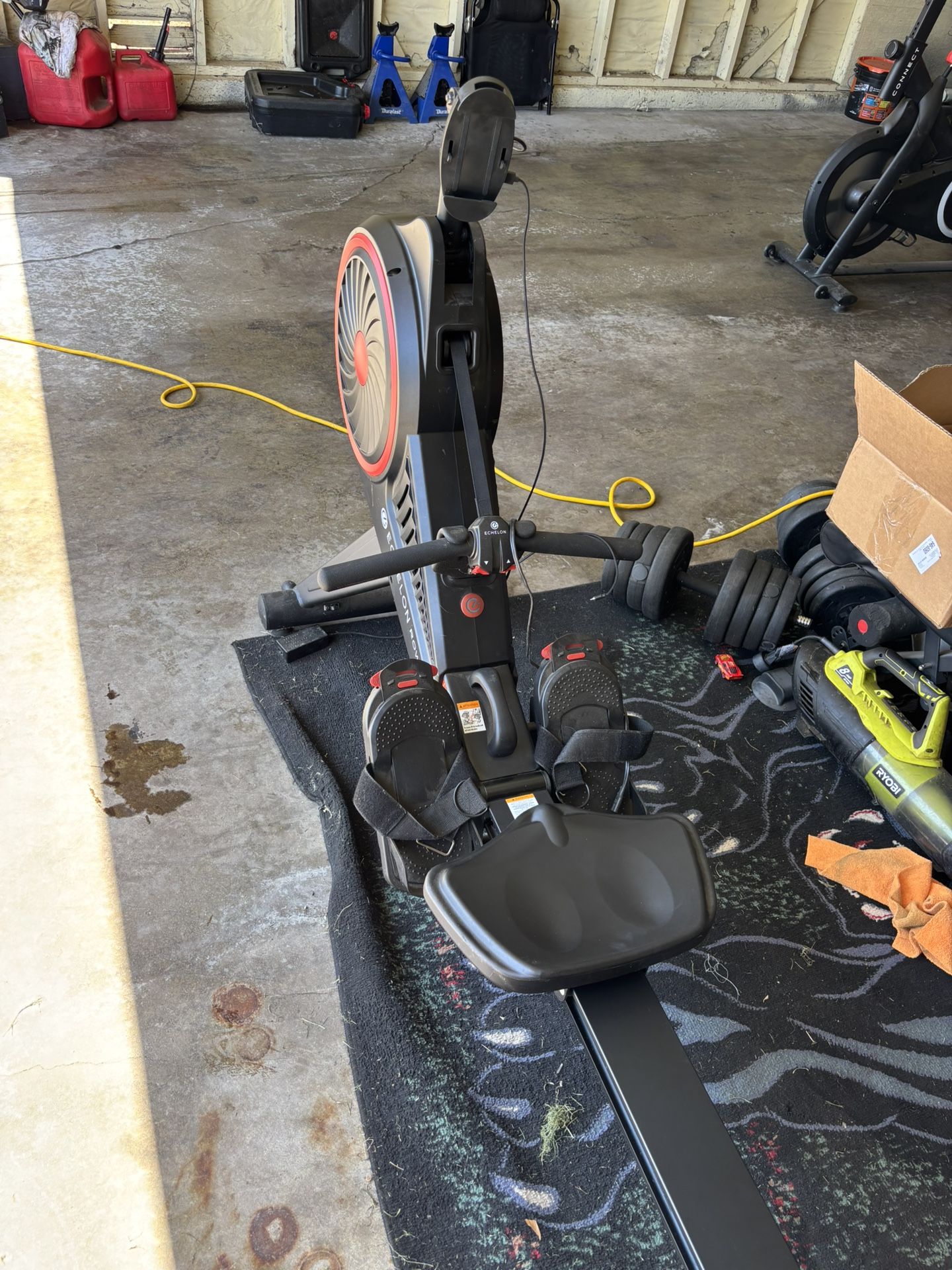 Bike and Row Machine