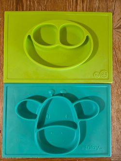 Baby silicone sticky plates