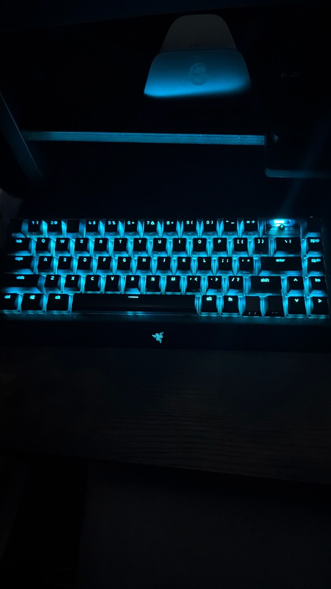 Razor keyboard green keys