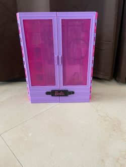 Barbie Christmas, snowflake princess ￼doll and Barbie doll clothes container