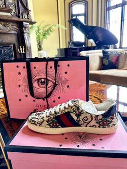 Gucci garden sneakers discount