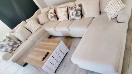 Couches and center ottoman