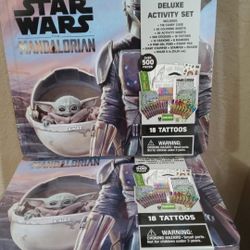 Disney Star Wars The Mandalorian Deluxe Activity Set. NEW Art 