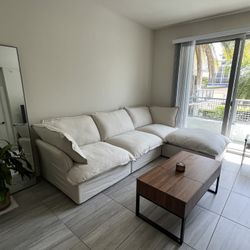 New Beige cloud Sectional (Free Delivery)