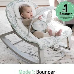 Ingenuity Keep Cozy 3-in-1 Grow with Me Vibrating Baby Bouncer 