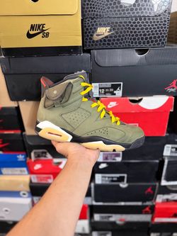 Jordan Travis Scott 6s size 9 USED But Clean