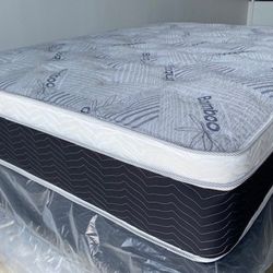 Cal King Euro Bamboo Pillow Top!!