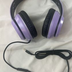 LORELEI X8 Over-Ear Wired Headphones with Microphone with 1.45m-Tangle-Free Nylon Line&3.5mm Plug,Lightweight Foldable & Portable Headphones