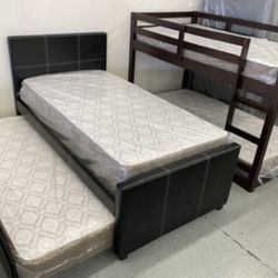 Furniture, Mattress, Boxspring, Bunk, Bed, Bed Frame, Chest Dresser, Nightstand, Rails
