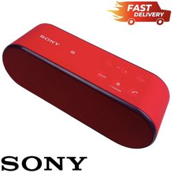 Sony SRS-X2 Red Portable Bluetooth Speaker - Tested & Working
