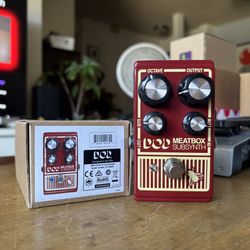 DOD Meatbox Sub Synth Reissue Octave Guitar Effects Pedal
