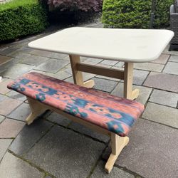 Table And Bench