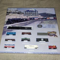 NEW BACHMANN N SCALE EMPIRE BUILDER ELECTRIC TRAIN SET vtg