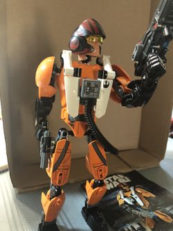 LEGO Star Wars Poe Dameron Figure Complete Set NO BOX