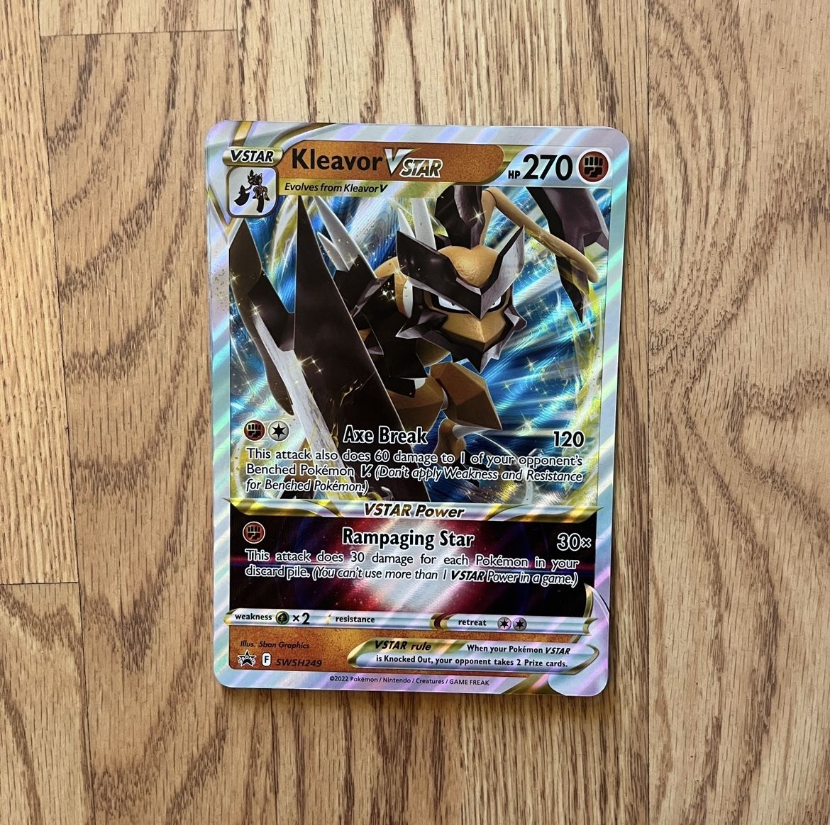 Pokemon Kleavor V Star Jumbo Cards